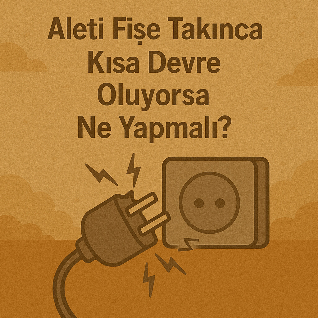 Aleti Fişe Takınca Kısa Devre Oluyorsa