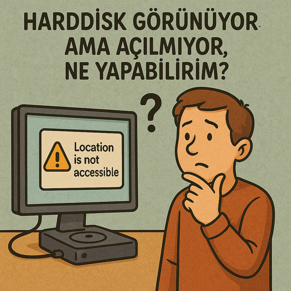 Harddisk Görünüyor Ama Açılmıyor