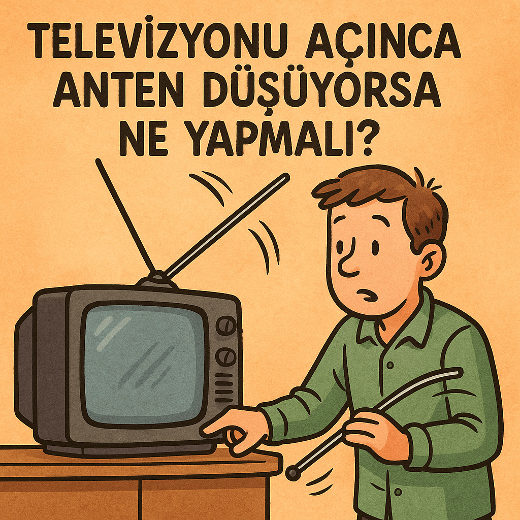 Televizyonu Açınca Anten Düşüyor