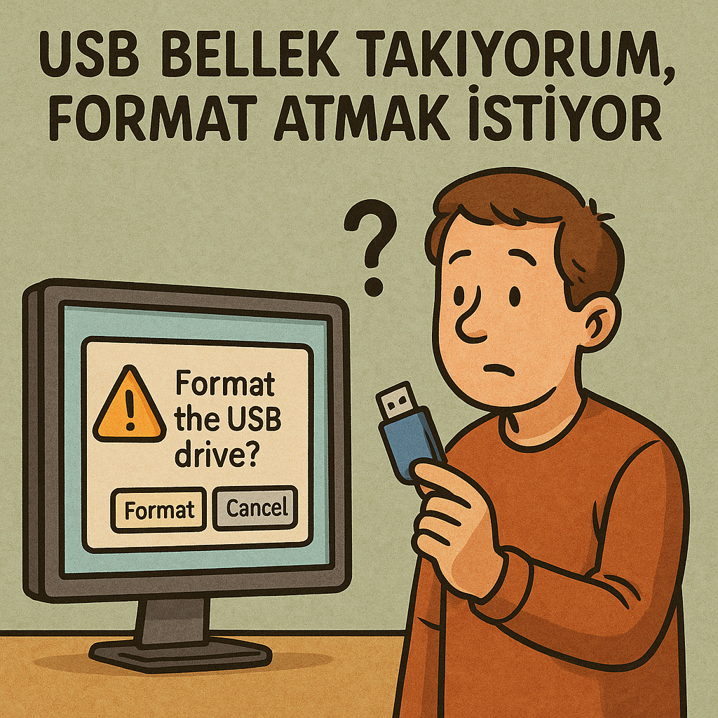 USB Bellek Format İstiyor