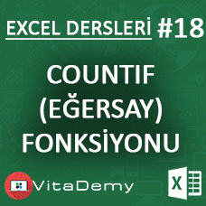 Excel COUNTIF (EĞERSAY) Fonksiyonu Kullanımı ve Örnekleri