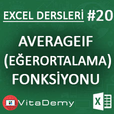 Excel AVERAGEIF (EĞERORTALAMA) Fonksiyonu Kullanımı ve Örnekleri