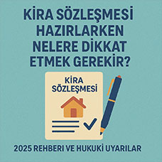 Kira Sözleşmesi Hazırlarken Nelere Dikkat Etmek Gerekir? 2025 Rehberi ve Hukuki Uyarılar
