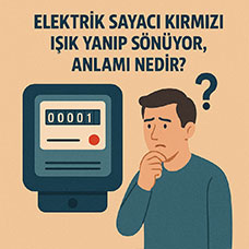 Elektrik Sayacı Kırmızı Işık Yanıp Sönüyor, Anlamı Nedir?