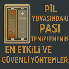 Pil Yuvasındaki Pası Temizlemenin En Etkili ve Güvenli Yöntemleri