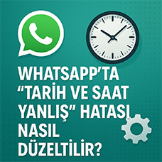 WhatsApp'ta Tarih ve Saat Yanlış Hatası Nasıl Düzeltilir? Kolay Adımlarla Rehber