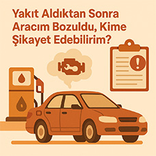 Yakıt Aldıktan Sonra Aracım Bozuldu, Kime Şikayet Edebilirim?