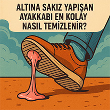 Altına Sakız Yapışan Ayakkabı En Kolay Nasıl Temizlenir?