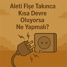 Aleti Fişe Takınca Kısa Devre Oluyorsa Ne Yapmalı?