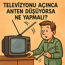 Televizyonu Açınca Anten Düşüyorsa Ne Yapmalı?
