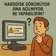 Harddisk Görünüyor Ama Açılmıyor, Ne Yapabilirim? (Kapsamlı Rehber)