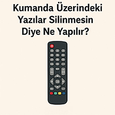 Kumanda Üzerindeki Yazılar Silinmesin Diye Ne Yapılır?