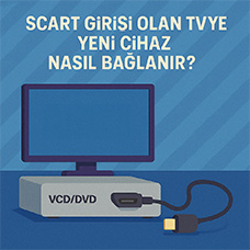 SCART Girişi Olan TV'ye Yeni Cihaz Nasıl Bağlanır?