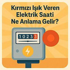 Kırmızı Işık Veren Elektrik Saati Ne Anlama Gelir?