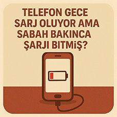 Telefon Gece Şarj Oluyor Ama Sabah Bakınca Şarjı Bitmiş?