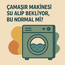Çamaşır Makinesi Su Alıp Bekliyor, Bu Normal mi?
