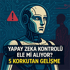 Yapay Zeka Kontrolü Ele mi Alıyor? 5 Korkutan Gelişme