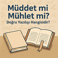 Müddet mi Mühlet mi Doğru Yazılışı Hangisidir?