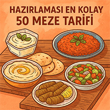 Hazırlaması En Kolay 50 Meze Tarifi