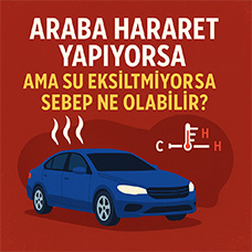 Araba Hararet Yapıyorsa Ama Su Eksiltmiyorsa Sebep Ne Olabilir?