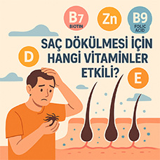 Saç Dökülmesi İçin Hangi Vitaminler Etkili?