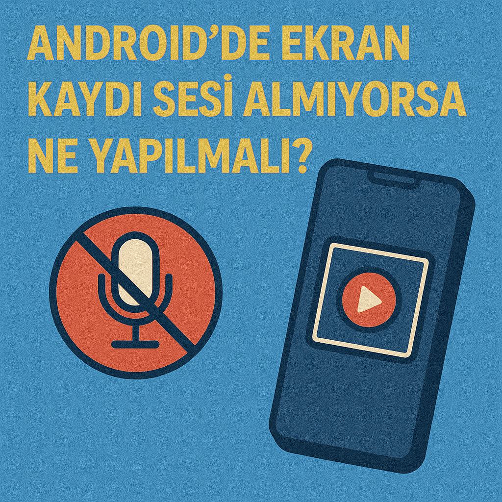 Android Ekran Kaydı Ses Yok