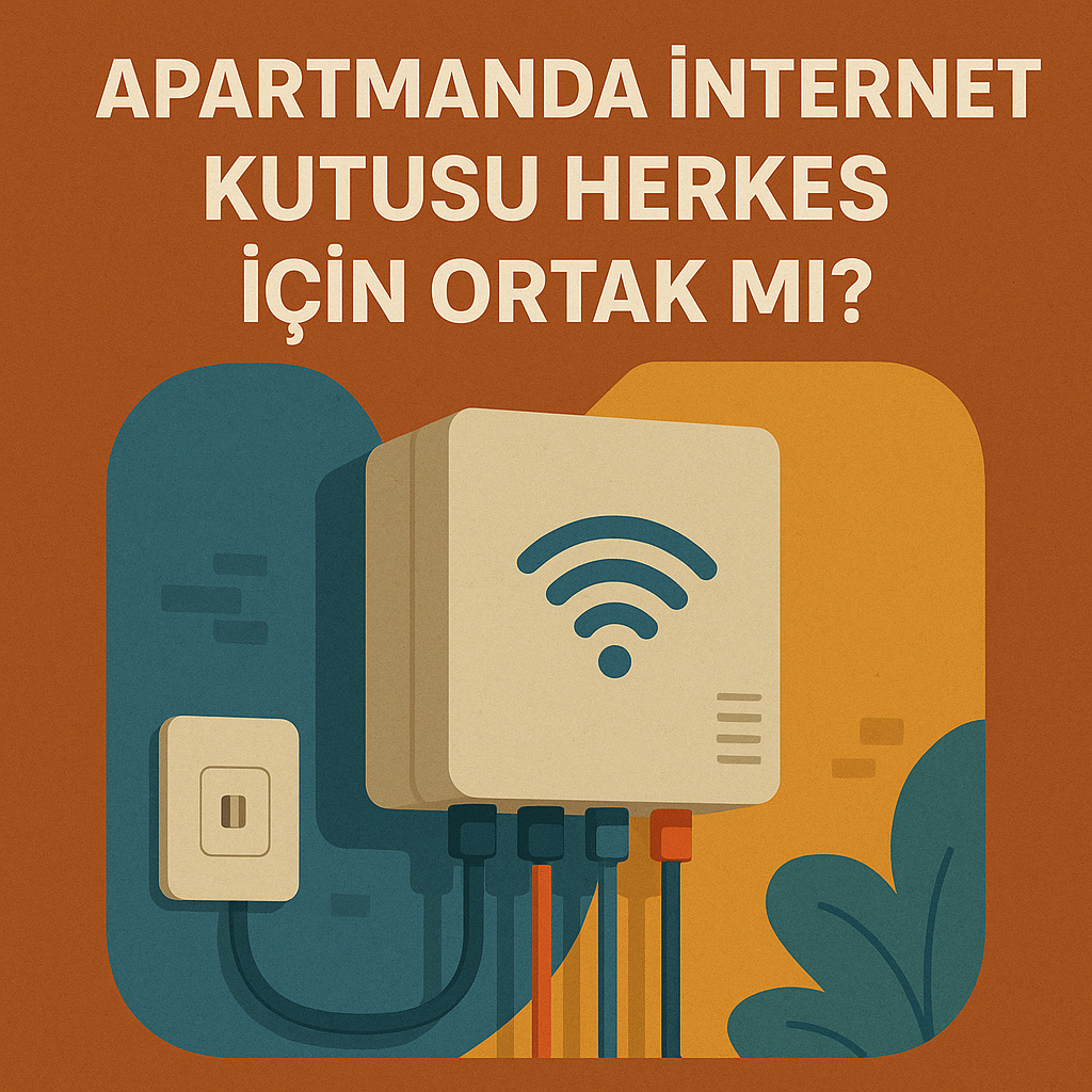 Apartmanda internet kutusunun ortak kullanım durumu ve bağlantı güvenliği