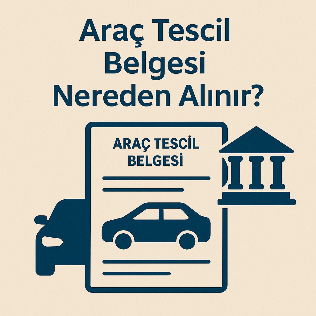 Araç tescil belgesi alınacak yerler