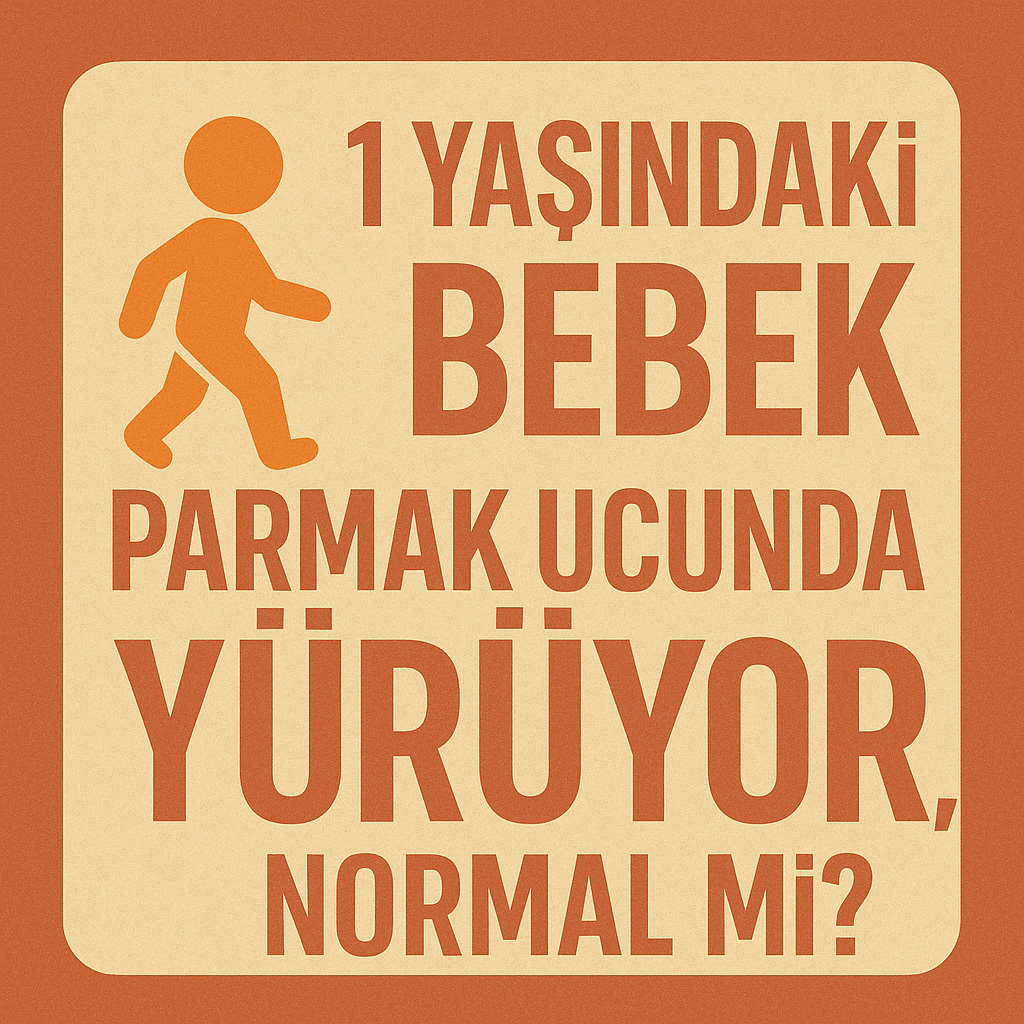 1 Yaşındaki Bebek Parmak Ucunda Yürüyor