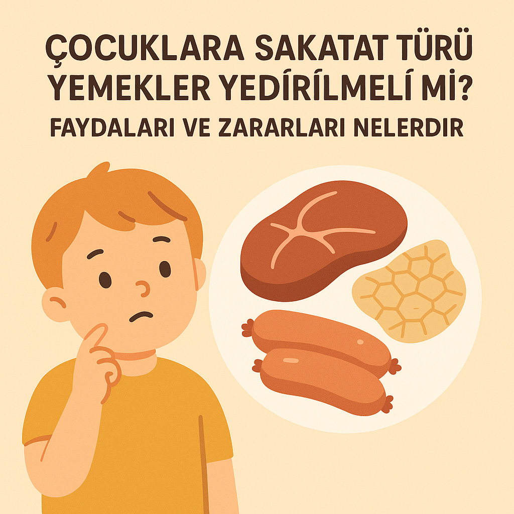 Çocuklara Sakatat Türü Yemekler Yedirilmeli mi? Faydaları ve Zararları Nelerdir?