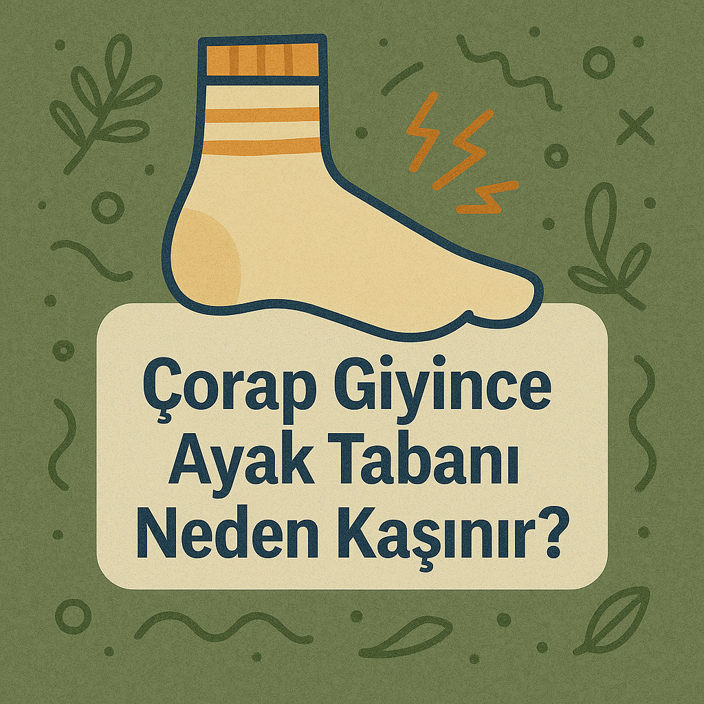 Çorap giyince ayak tabanı neden kaşınır