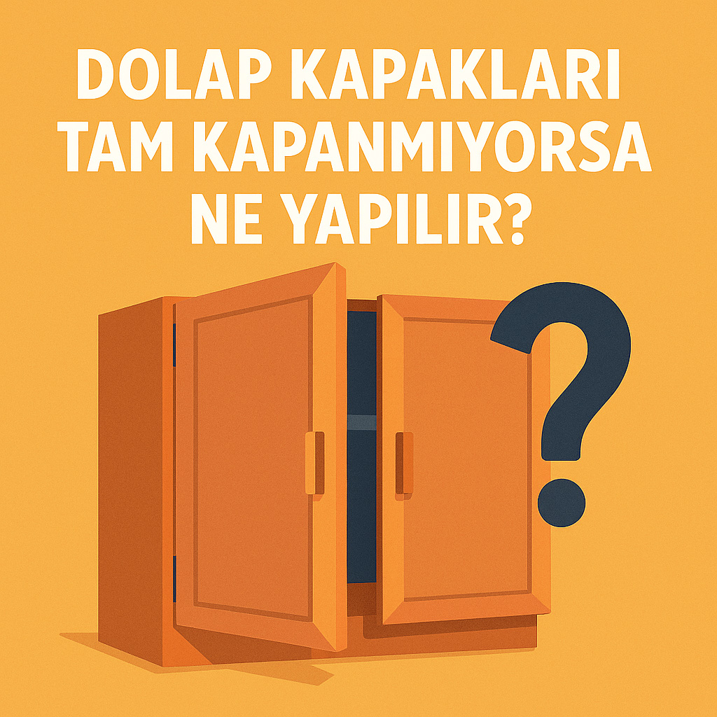 Dolap Kapakları Tam Kapanmıyorsa Ne Yapılır?
