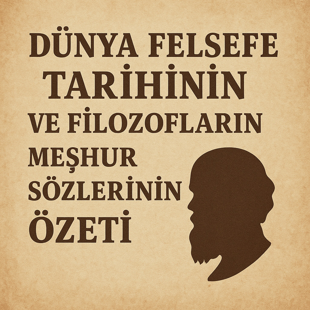 Dünya Felsefe Tarihi ve Filozofların Sözleri