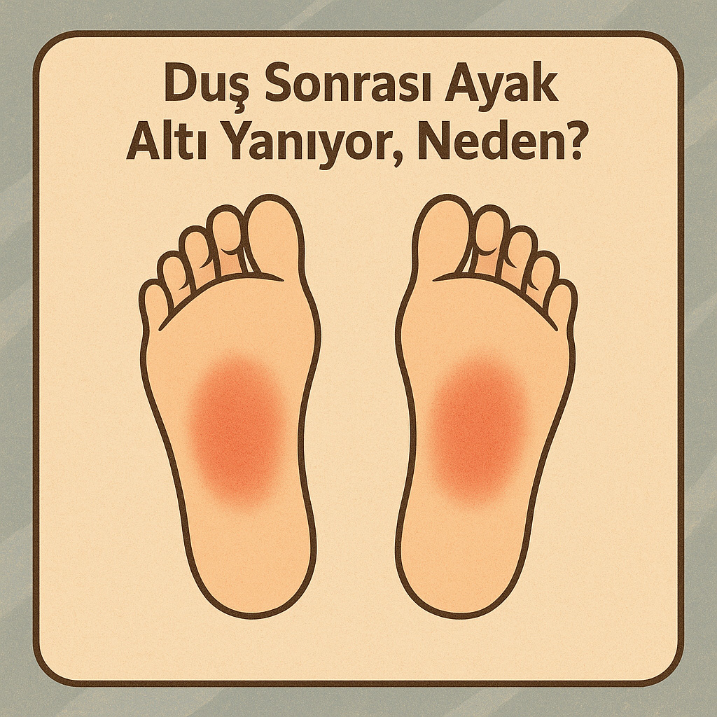 Duş sonrası ayak altı yanma nedenleri
