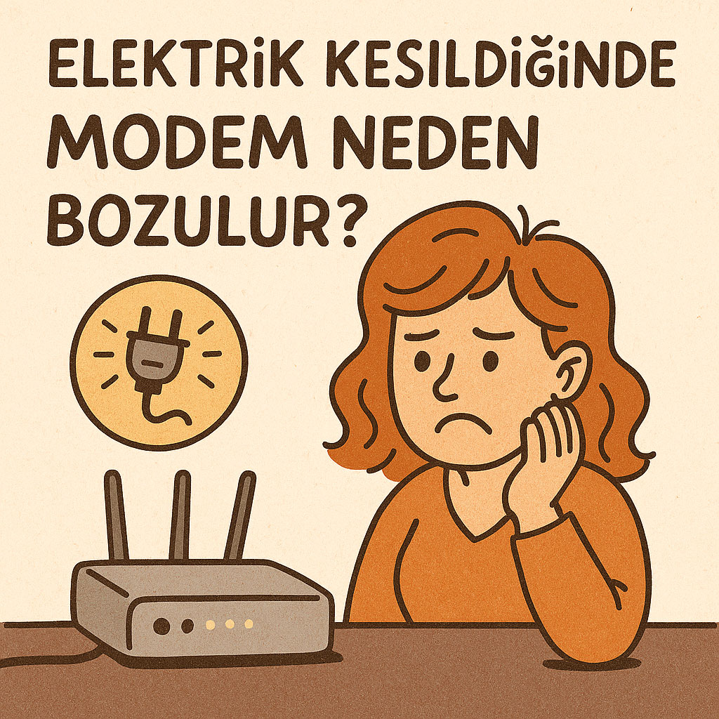 Elektrik Kesildiğinde Modem Neden Bozulur