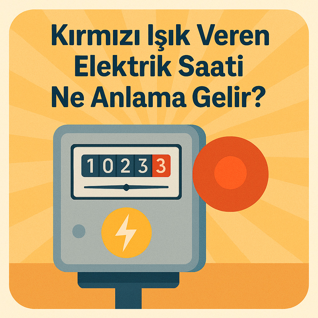 Kırmızı Işık Veren Elektrik Saati Ne Anlama Gelir?