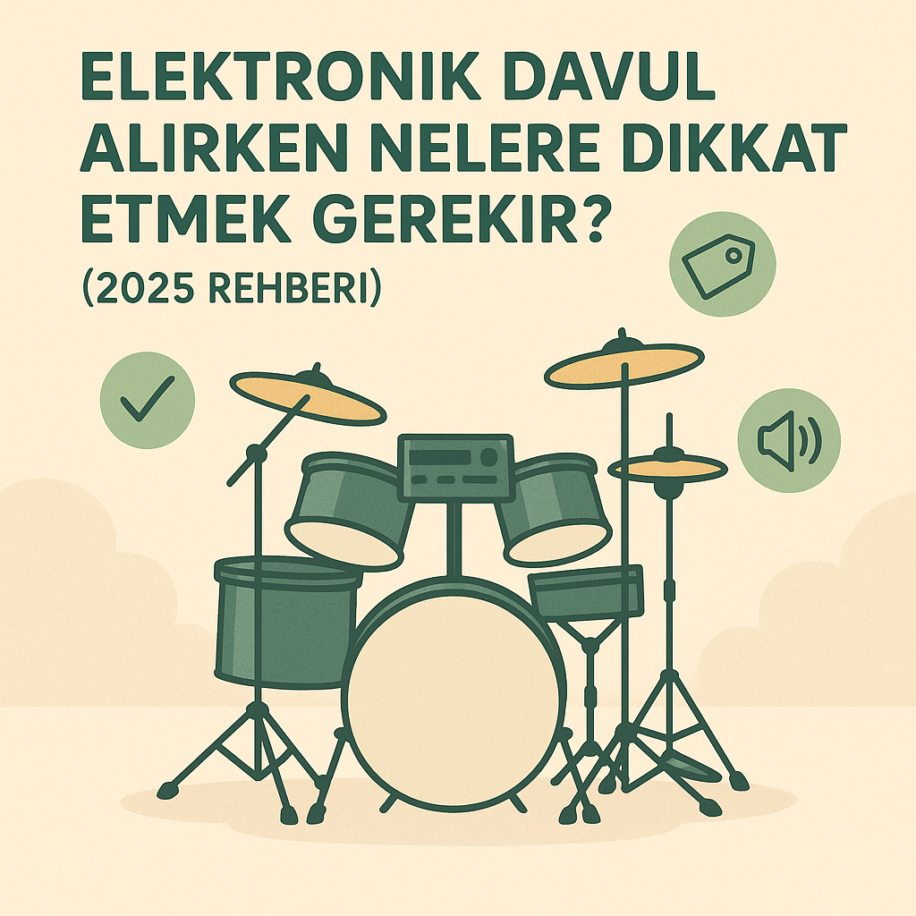 Elektronik Davul Alırken Nelere Dikkat Etmeli