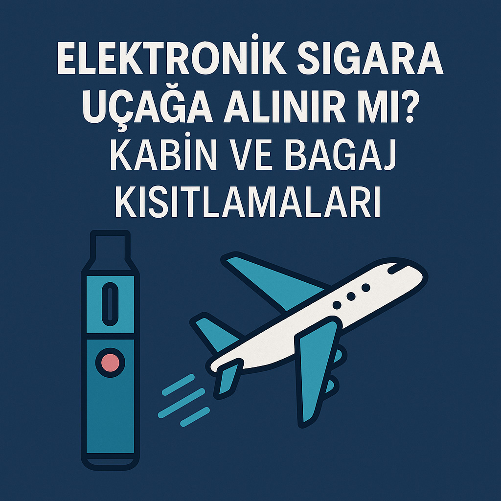 Elektronik Sigara Uçağa Alınır Mı? Kabin ve Bagaj Kısıtlamaları
