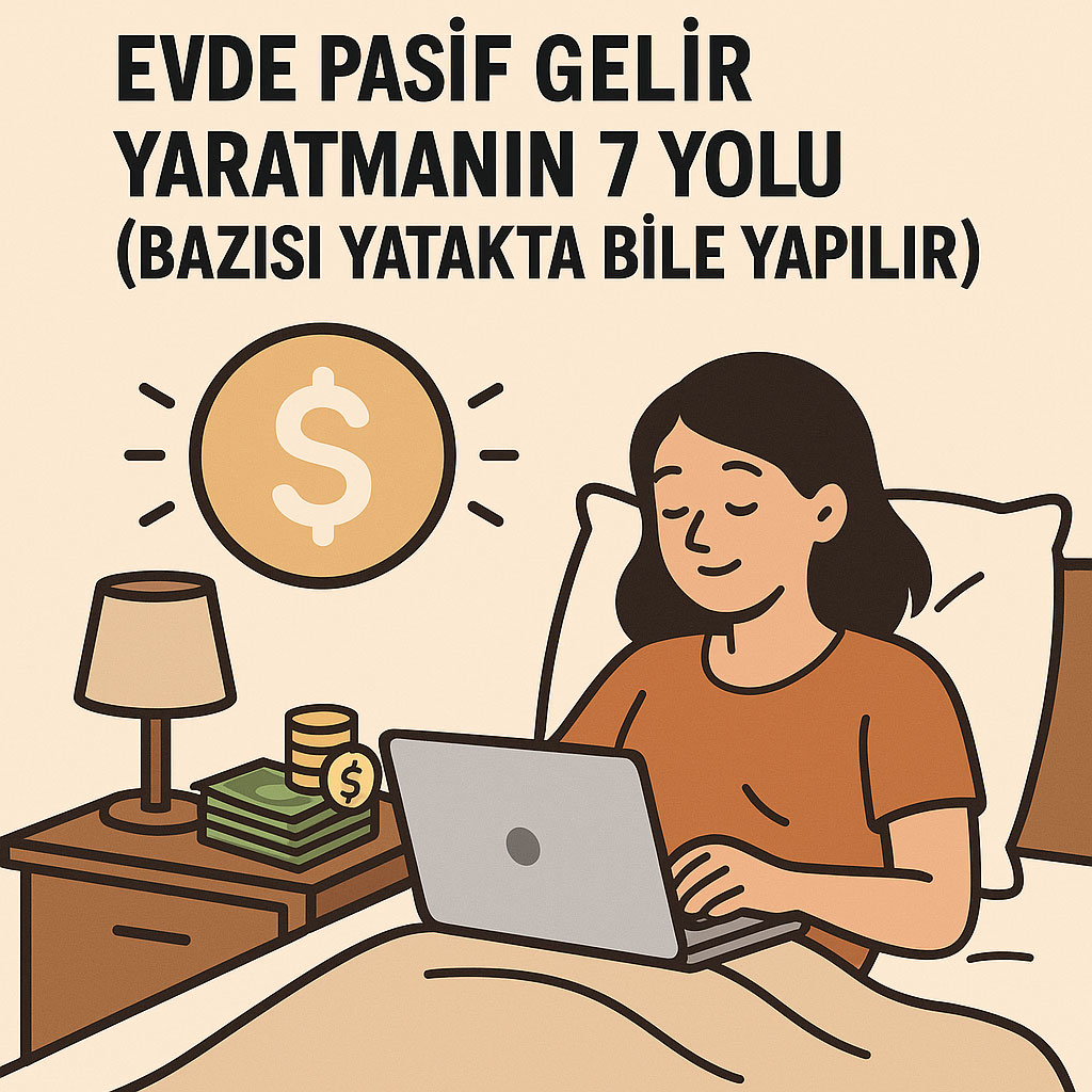evde çalışarak pasif gelir