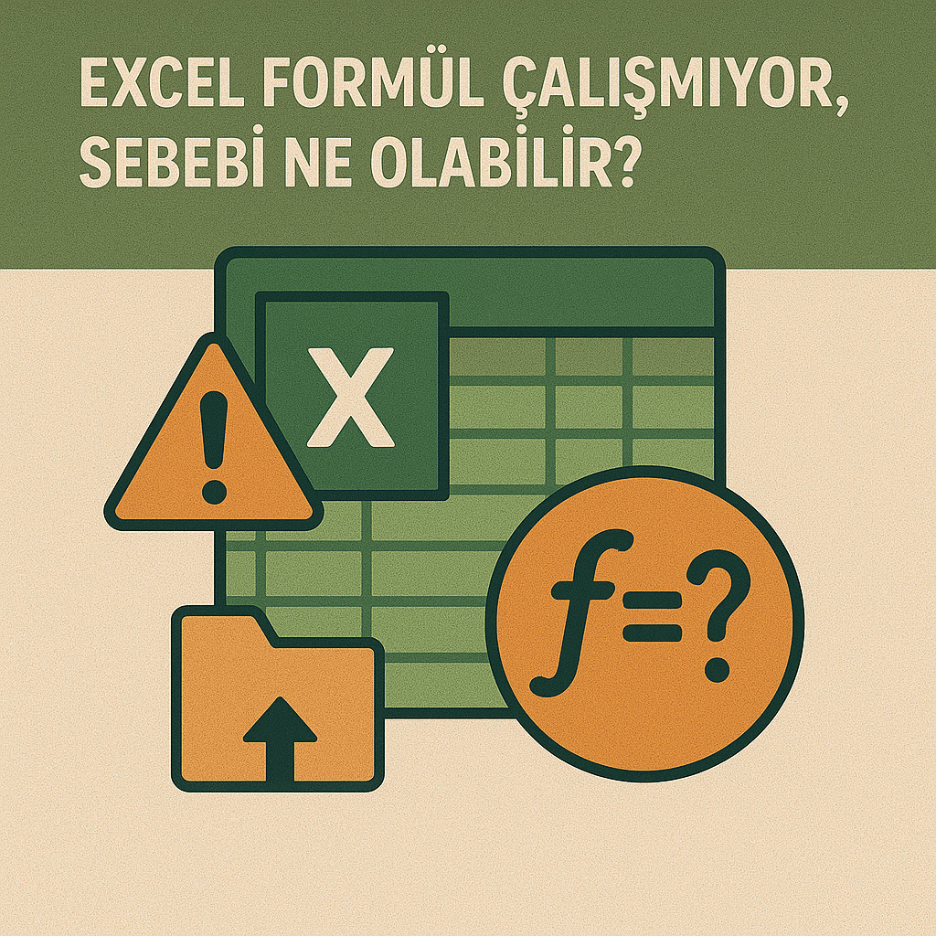 Excel Formül Çalışmıyor, Sebebi Ne?