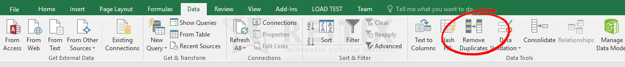 excel remove duplicates