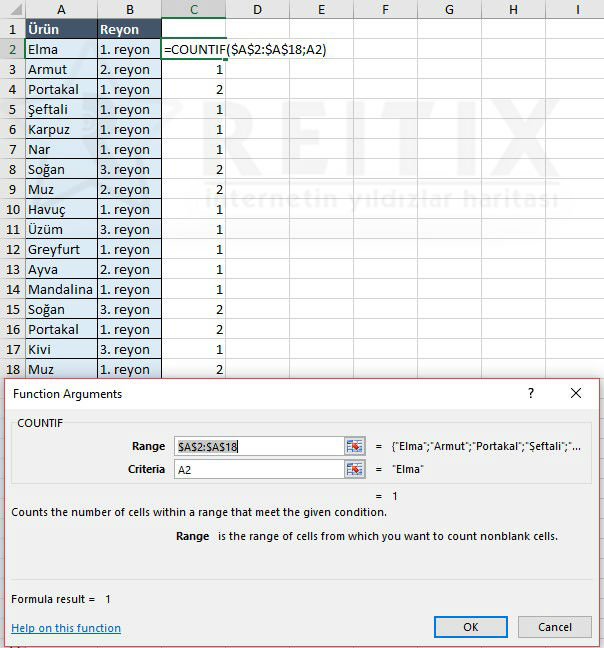 excel if duplicate