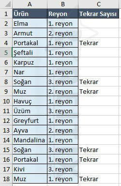 excel find duplicates