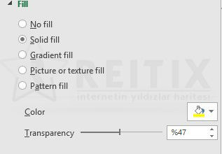 excel daire tasarımı