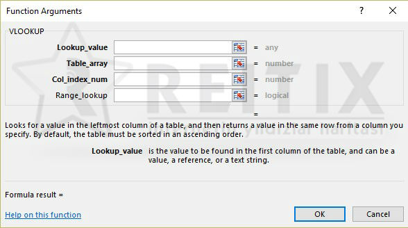 Excel VLOOKUP Ekranı