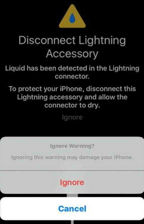 ios 10 Su Uyarısı