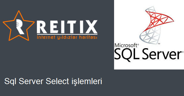 Sql Server Select işlemleri