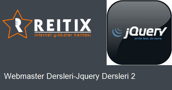 Webmaster Dersleri-Jquery Dersleri 2