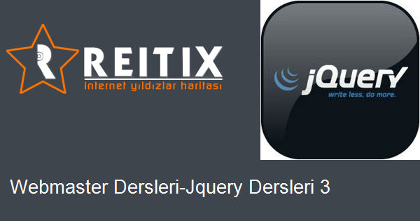 Webmaster Dersleri-Jquery Dersleri 3