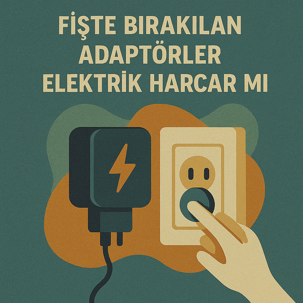Fişte bırakılan adaptörlerin elektrik tüketimi ve enerji tasarrufu önerileri